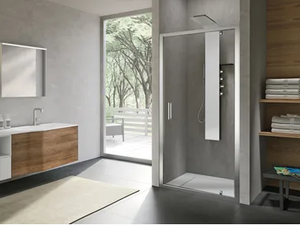 FORTY - Niche shower cabin with pivot door _ Gruppo Geromin